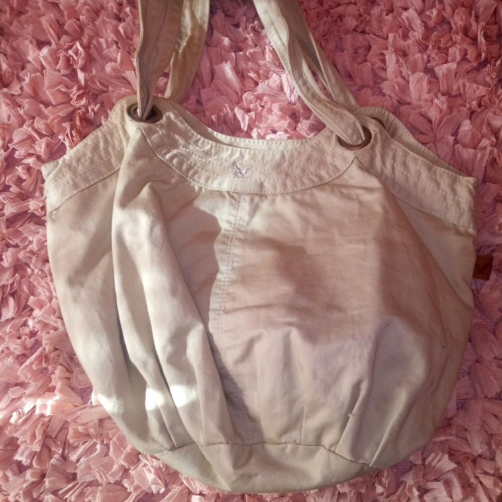 American Eagle large khaki purse